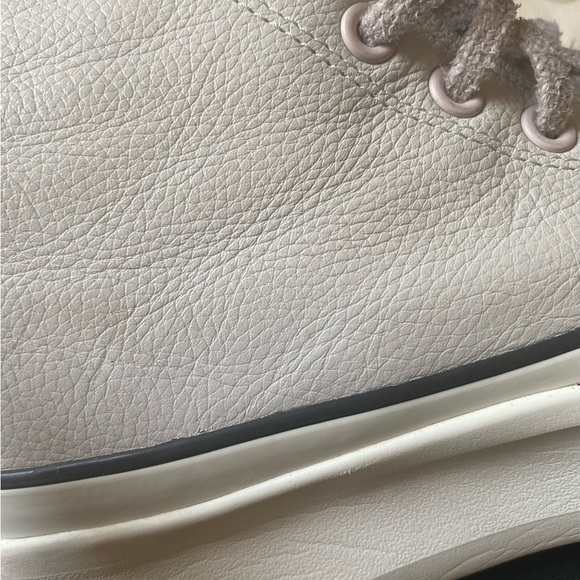 Run Star Hike 169550C Unisex  Beige Leather Sherpa Chuck Taylor Hi-Rise 6.5M 8W - Picture 11 of 11